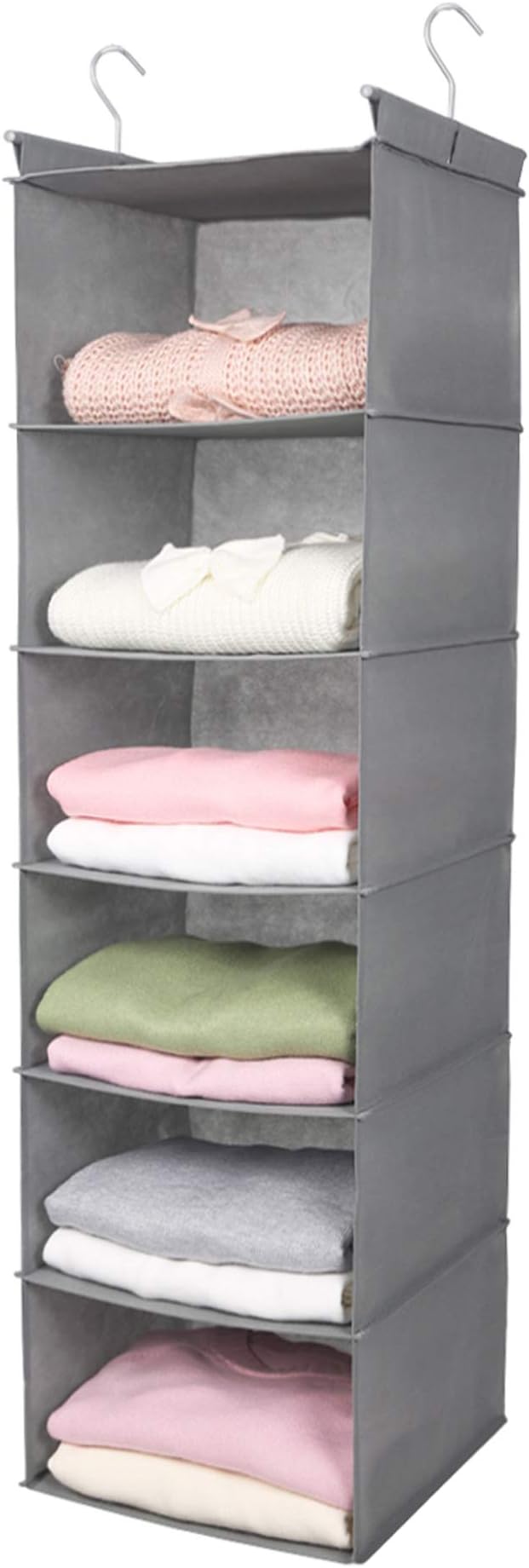 MAX Houser 6 Tier Shelf Hanging Closet Organizer, Closet Hanging Shelf by MAXHouser