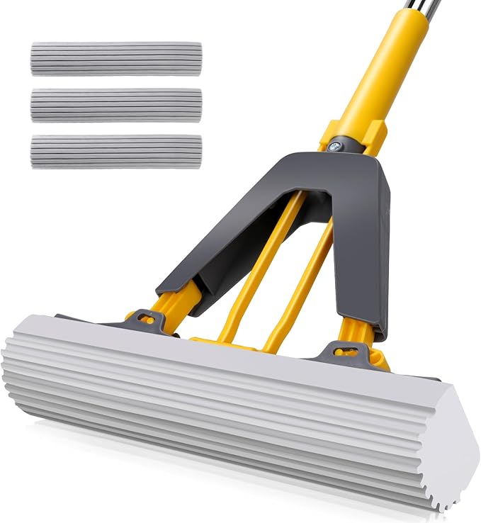 Masthome Sponge Mop, Roller Sponge Mop by Masthome