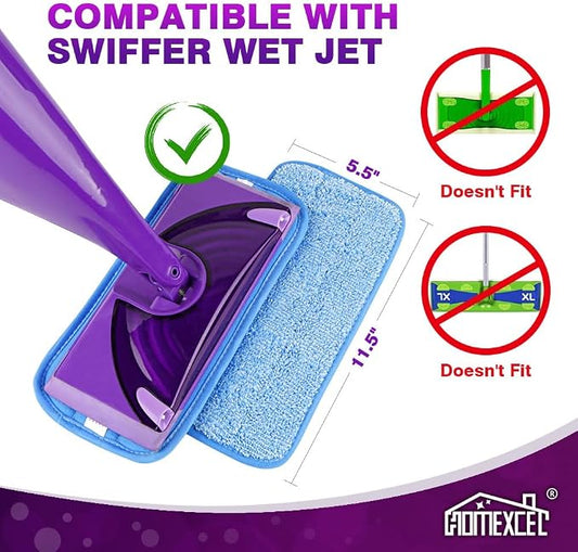 HOMEXCEL Reusable Mop Pads Compatible - Image 2