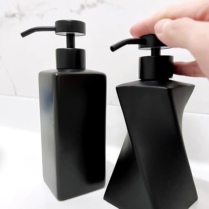 Stainless Steel Soap Dispenser Pump Head Replacement 2 Pack, 28/400 Threads - Image 5