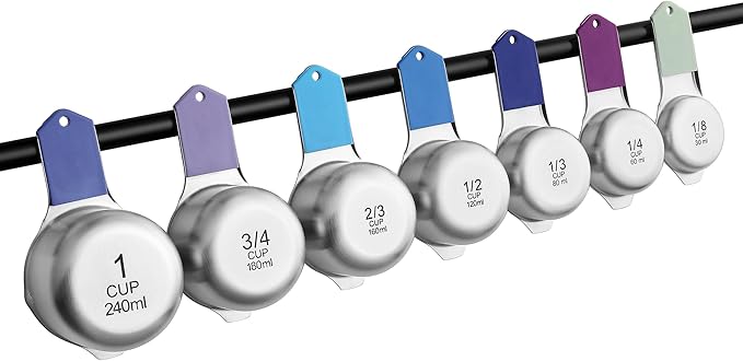 Spring Chef Magnetic Stainless Steel Measuring Cups, Kitchen Tools - Image 9