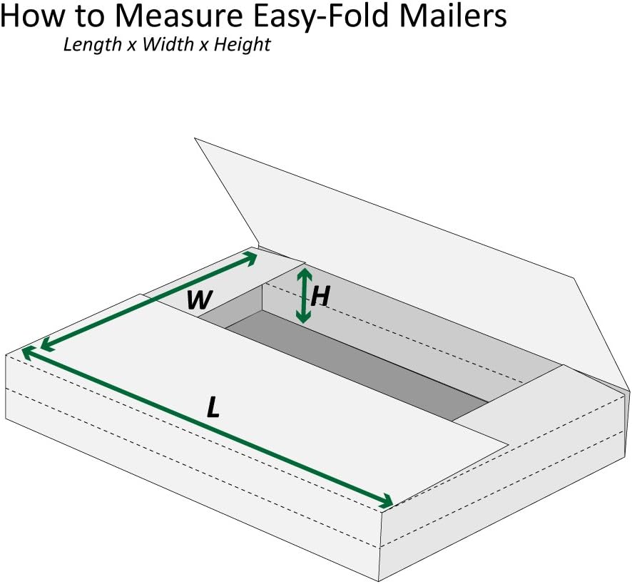 Boxes Fast BFM30221 Jumbo White Fold-Over Cardboard Mailers, 30 x 22 1/2 x 1 ...