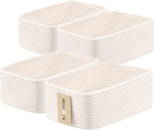 Small Storage Baskets for Organizing | Closet Organizer Bins | Shelf Toy Basket by MiniArkStorageBasketsHome