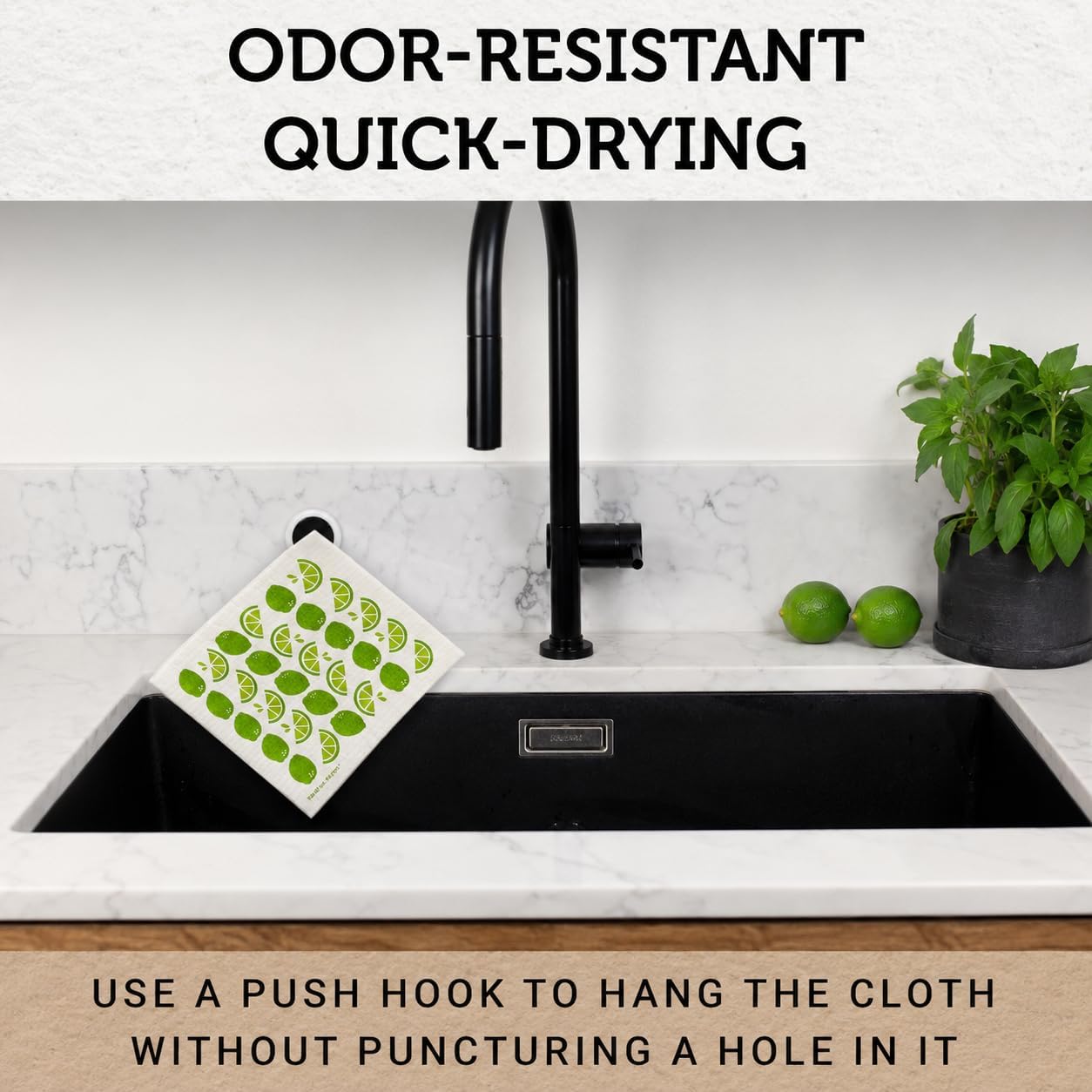Nordhus Design Swedish Dishcloths, Reusable Cleaning Cloths for Kitchen
