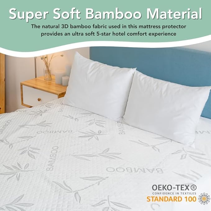 Bamboo Rayon Mattress Protector - Image 6
