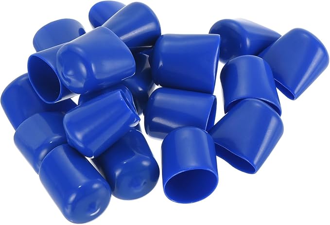 uxcell 20pcs Rubber End Caps 21mm ID Vinyl Round Tube Bolt Cap Cover Screw - Image 4