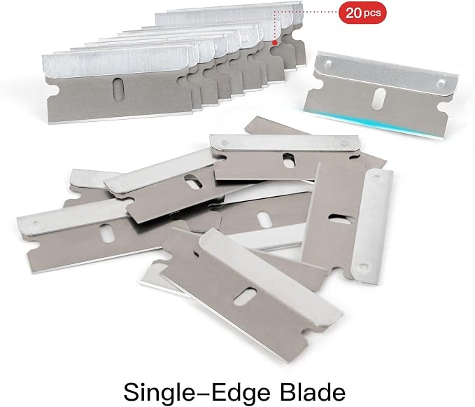 NEWISHTOOL Long Handle Scraper Tool Kit includes 2 Pcs Razor Blade Scraper and - Image 6