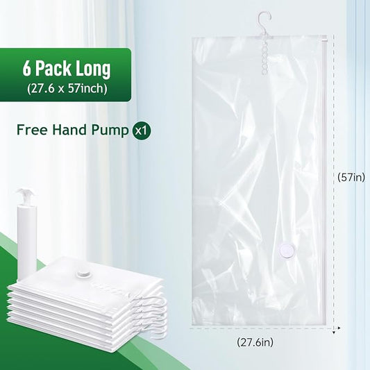 Hanging Vacuum Storage Bags For Clothes - Image 2