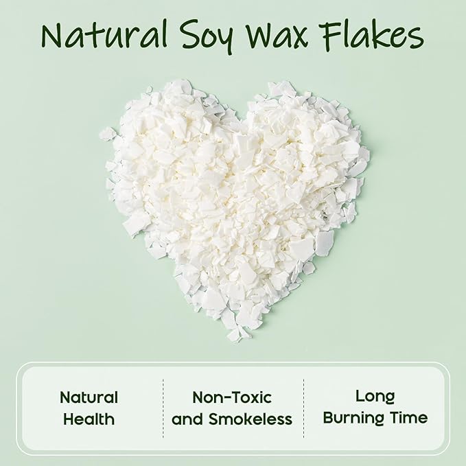 UNOTENA Soy Wax Flakes for Candle Making, Natural Candle Wax, Farm-Sourced - Image 3