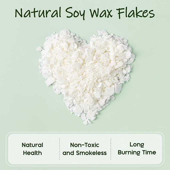 UNOTENA Soy Wax Flakes for Candle Making, Natural Candle Wax, Farm-Sourced - Image 3