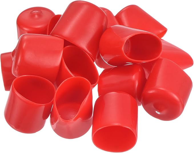 uxcell 20pcs Rubber End Caps 23mm ID Vinyl Round Tube Bolt Cap Cover Thread - Image 4