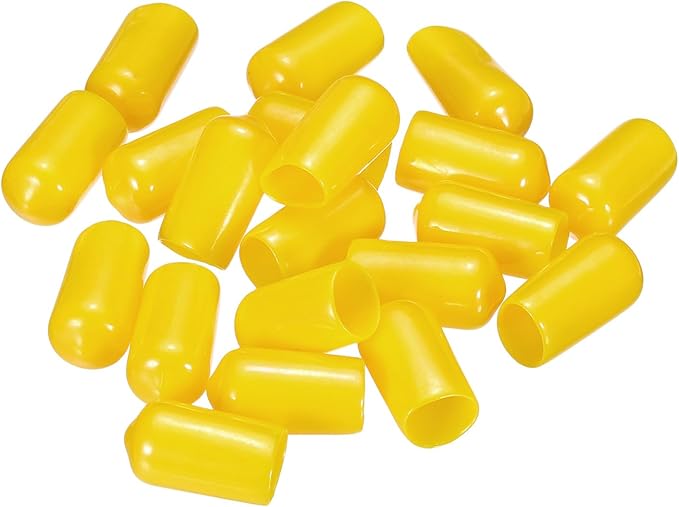 uxcell 20pcs Rubber End Caps 10mm ID Vinyl PVC Round Tube Bolt Cap Cover Screw - Image 4
