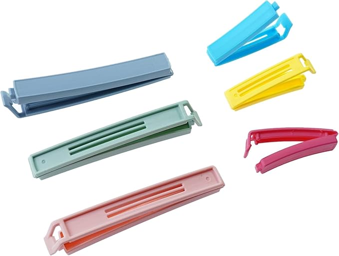 32 PCS Plastic Chip Clips for Food Packages, Curved Design Sealing Bag Clips - Image 3