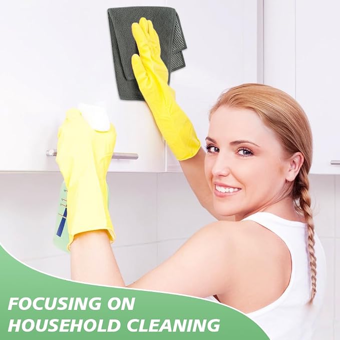 SINLAND Microfiber Dish Cloths Wash Clothes - Image 6