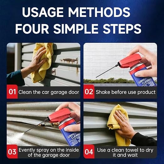 Glodway Specialist Silicone Lubricant Spary, Garage Door Lubricant Oil - Image 4