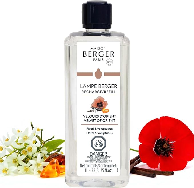 MAISON BERGER Velvet of Orient Refill – 1L Lampe Berger Fragrance Oil by MAISONBERGER