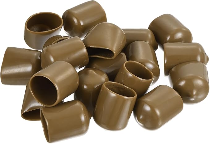 uxcell 20pcs Rubber End Caps 17mm ID Vinyl PVC Round Tube Bolt Cap Cover Screw - Image 4