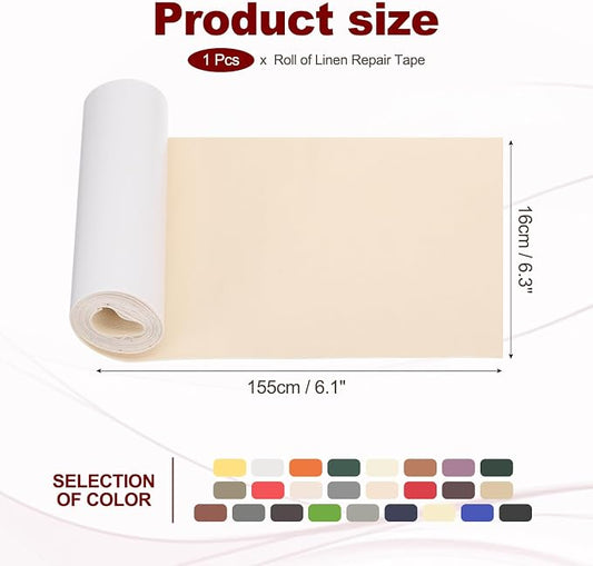 PATIKIL Leather Patches Tape for Furniture, 6.3 x 61 Inch Self Adhesive Vinyl - Image 2