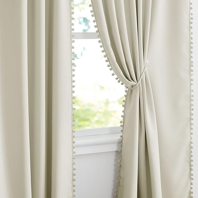 RYB HOME Bedroom Curtains 84 Inches Long Kids Curtains Blackout Window Drapes by RYBHOME