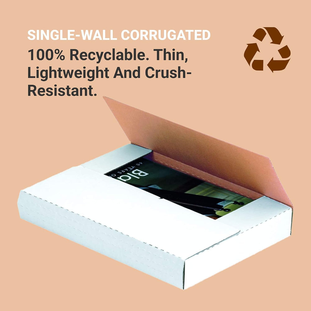BOX USA Shipping Boxes Medium 17.125"L x 14.125"W x 2"H 50-Pac...