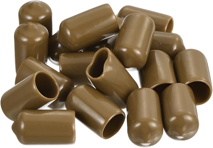 uxcell 20pcs Rubber End Caps 12mm ID Vinyl PVC Round Tube Bolt Cap Cover Screw - Image 4