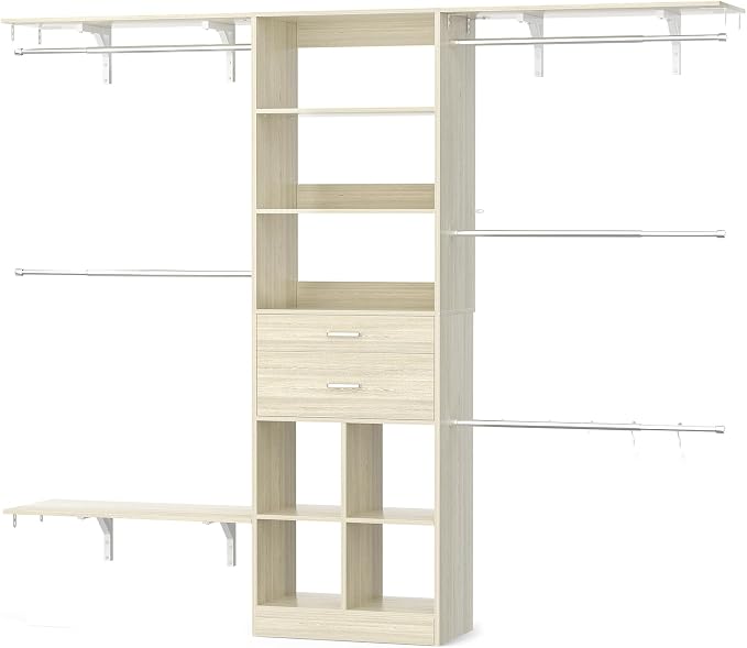 Closet System - 4.75-8FT Closet Organizer System - Image 9