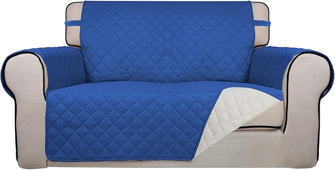 PureFit Reversible Quilted Sofa Cover, Water Resistant Slipcover Furniture by PureFit