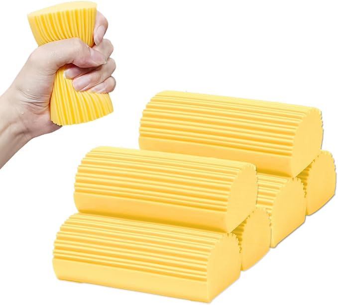 6-Pack Damp Clean Duster Sponge, Magic Sponge Eraser by HDAIUCOV