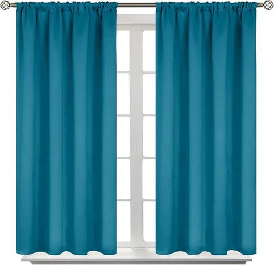 BGment Peacock Blue Blackout Curtains by BGment