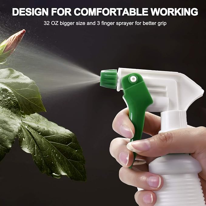 Plastic Spray Bottle Heavy Duty All-Purpose Empty Spraying Bottles Leak Proof - Image 6