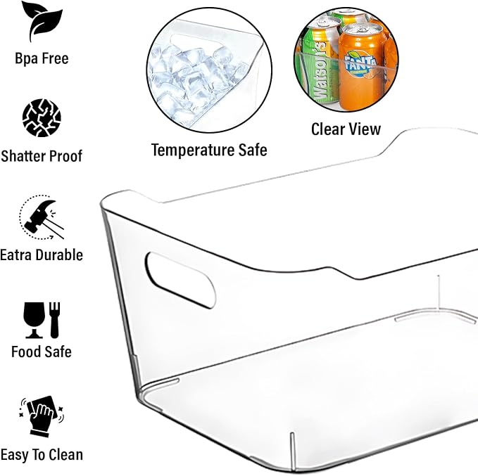 Clear Plastic Storage Bins - Image 6