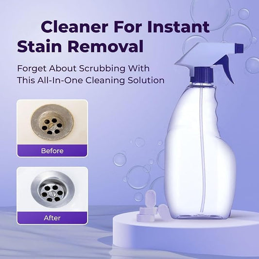 Cleaning Spray with Concentrated Cleaning Tablets, Cleaner - Image 2