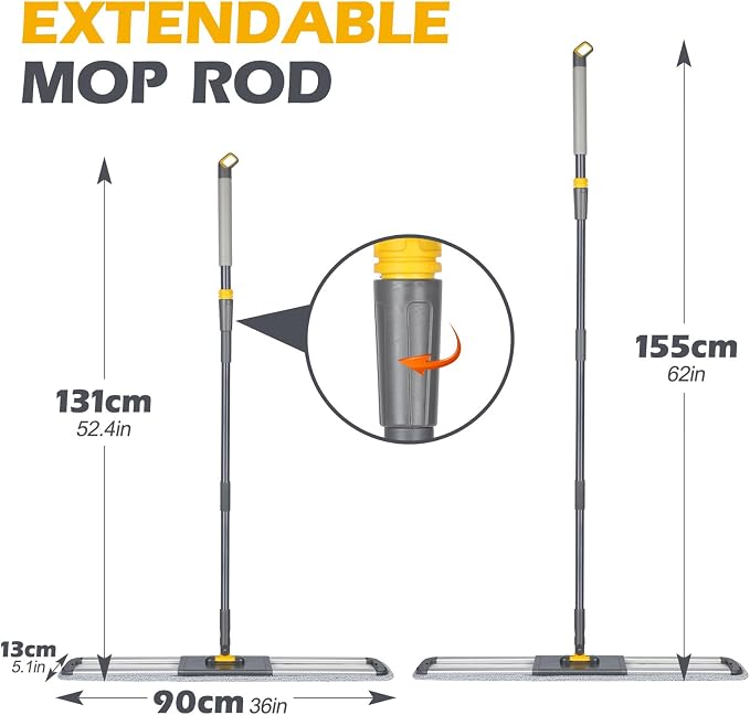 MASTERTOP Commercial Mop, Heavy Duty Industrial Push Mops - Image 6