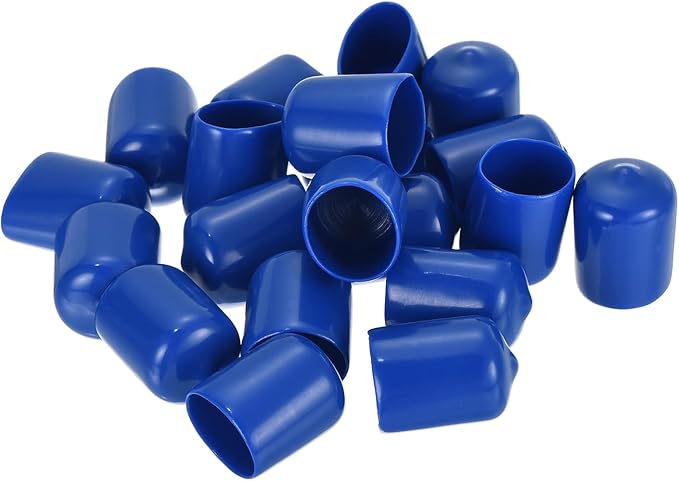 uxcell 20pcs Rubber End Caps 16mm ID Vinyl Round Tube Bolt Cap Cover Screw - Image 4