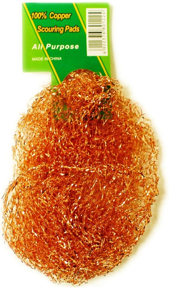 Copper Scouring Pad, Scrubbing Scour Pads 10 Pcs/Pack, Pure Copper, 13g / Pc - Image 3