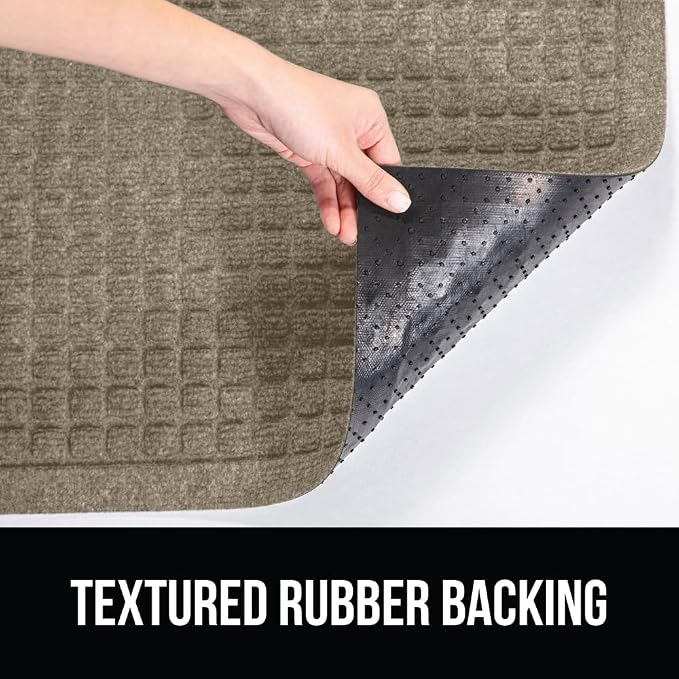 GORILLA GRIP Front Door Mat, Indoor Outdoor Ultra Absorbent HydroAbsorb Doormat - Image 3