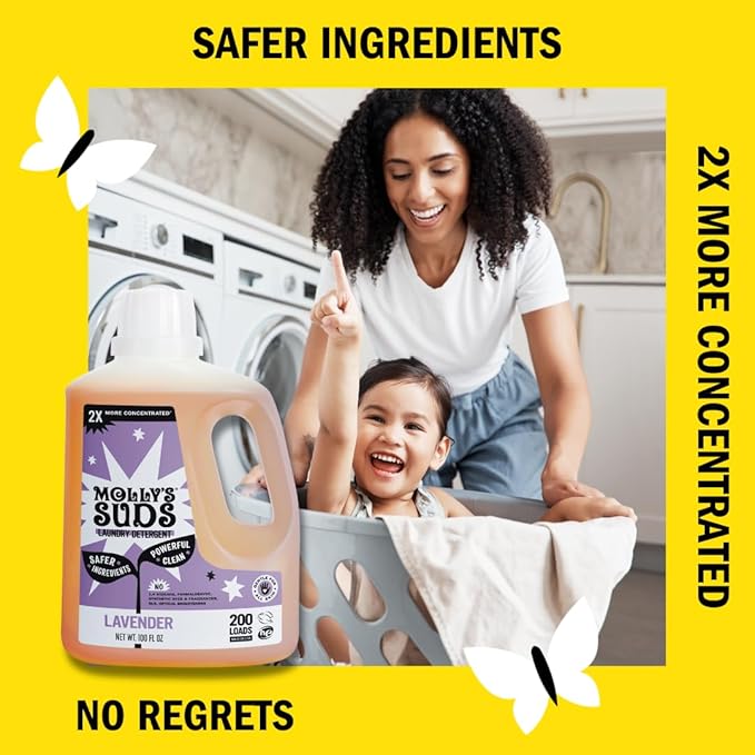 Molly's Suds Liquid Laundry Detergent | Clean Laundry Detergent Soap - Image 3
