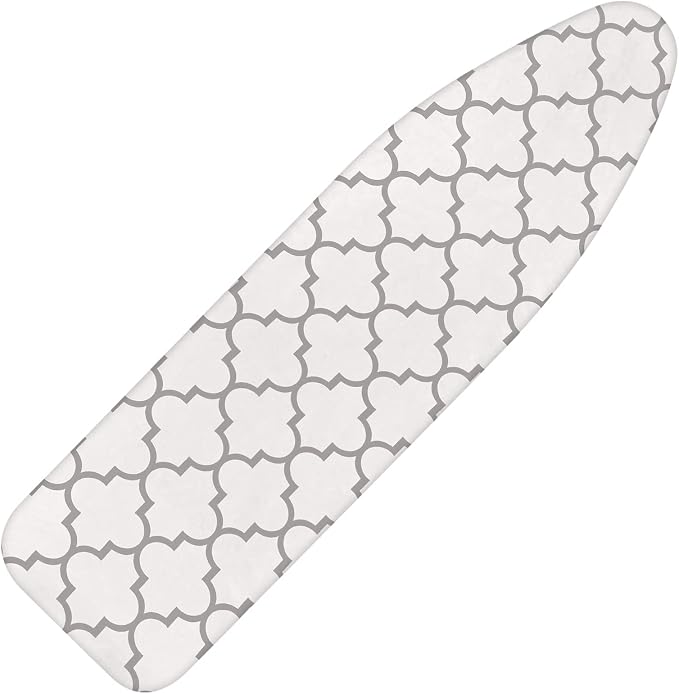 Ironing Board Cover and Pad 15x54 Inch Standard Ironing Board Cover by MEMEATY