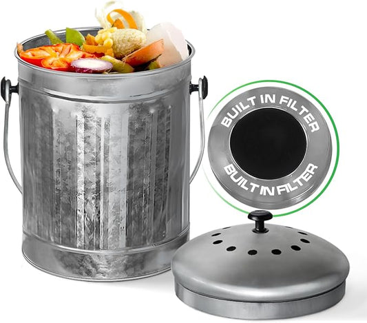 Plexon Countertop Compost Bin Kitchen Indoor, by Plexon