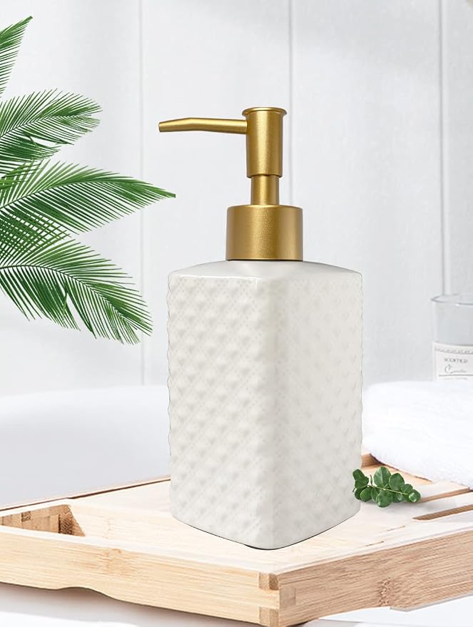 Chic Unique White Soap Dispenser - Image 2