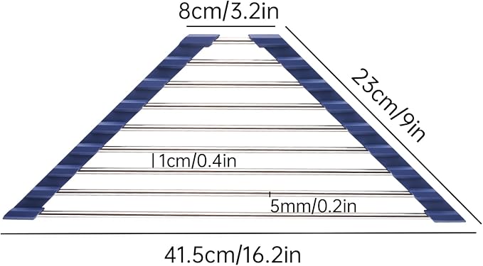 Tomorotec Triangle Roll-Up Dish Drying Rack - Image 7