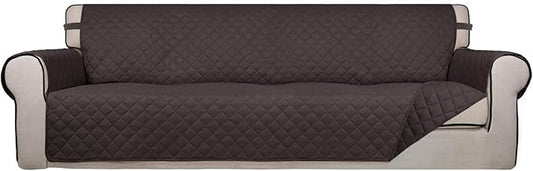 PureFit Reversible Quilted Sofa Cover, Water Resistant Slipcover Furniture by PureFit