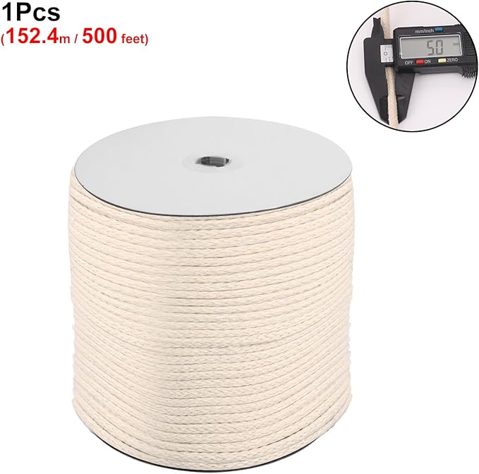3/16 Inch Cotton Clothesline Rope - Image 2