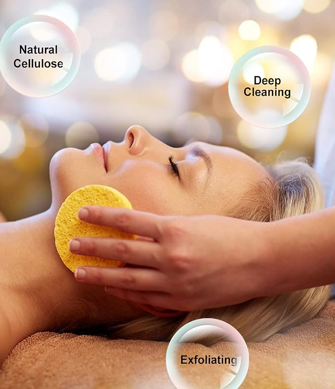 METUUTER 50 PCS Compressed Facial Sponges - Image 6