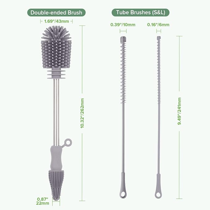haakaa Silicone Cleaning Brush Kit - Image 8