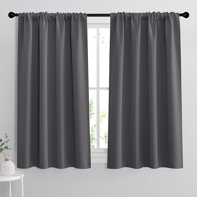 RYB HOME Grey Blackout Curtains by RYBHOME