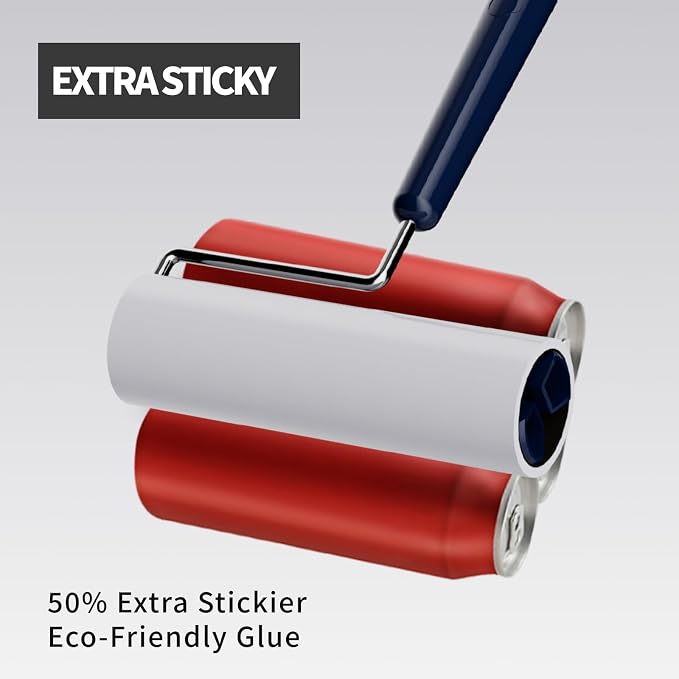 Lint Roller for Pet Hair Extra Sticky, 6.3'' Lint Remover - Image 5