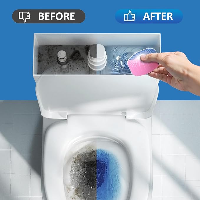Automatic Toilet Bowl Cleaner Tablets, Prevents Stains & Odor, Safe - Image 3