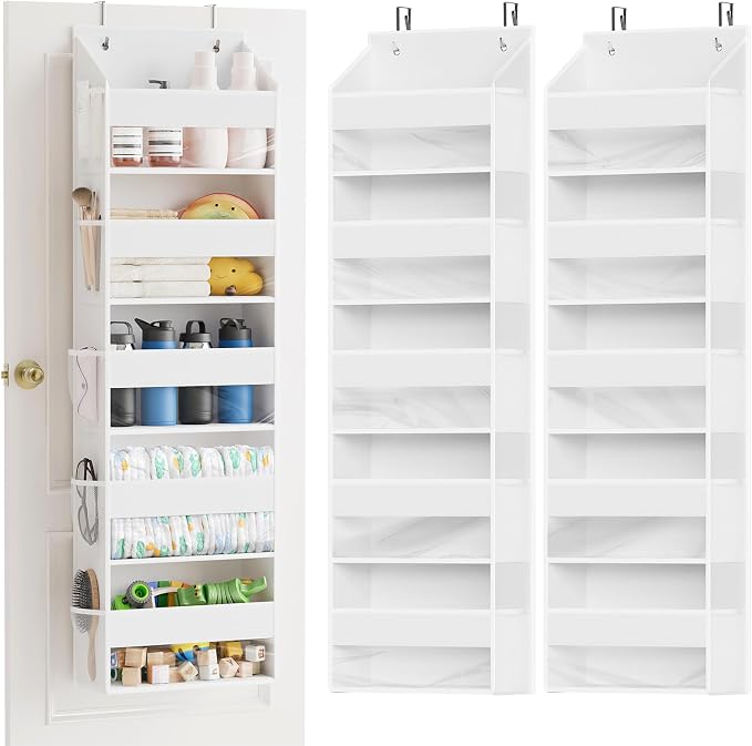 SpaceAid 2 Pack Over The Door Organizer by SpaceAid