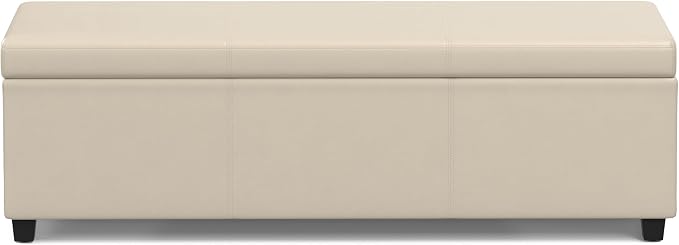 SIMPLIHOME Avalon 54 inch Wide Contemporary Rectangle Extra Large Storage - Image 5